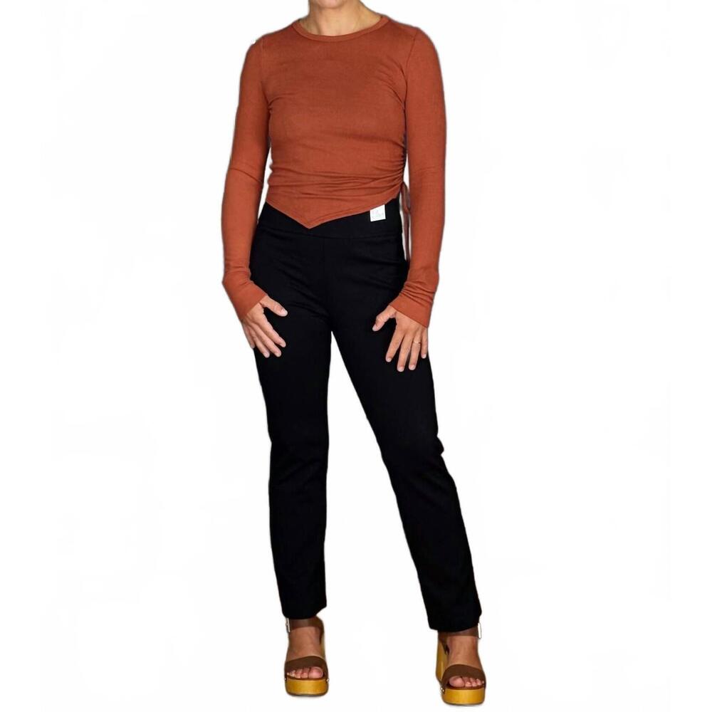 NEW WASABI + MINT sideline long sleeve top in rust